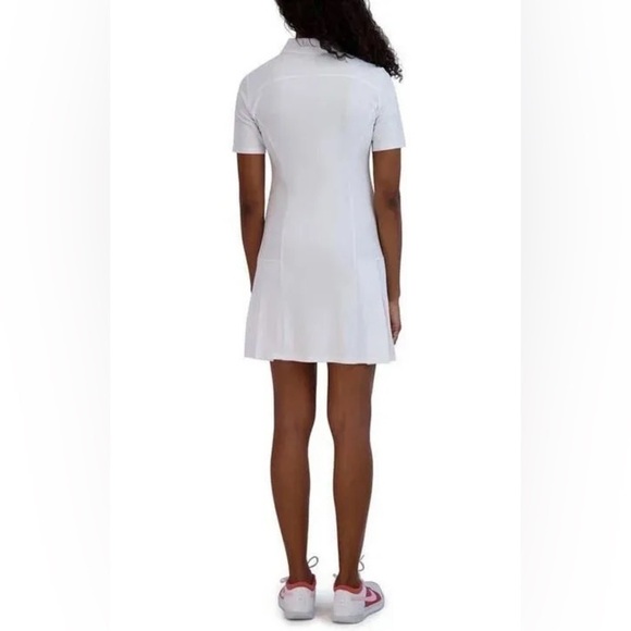 NWT [sage collective pro shop] volley stretch cotton sport dress in white - Picture 2 of 5